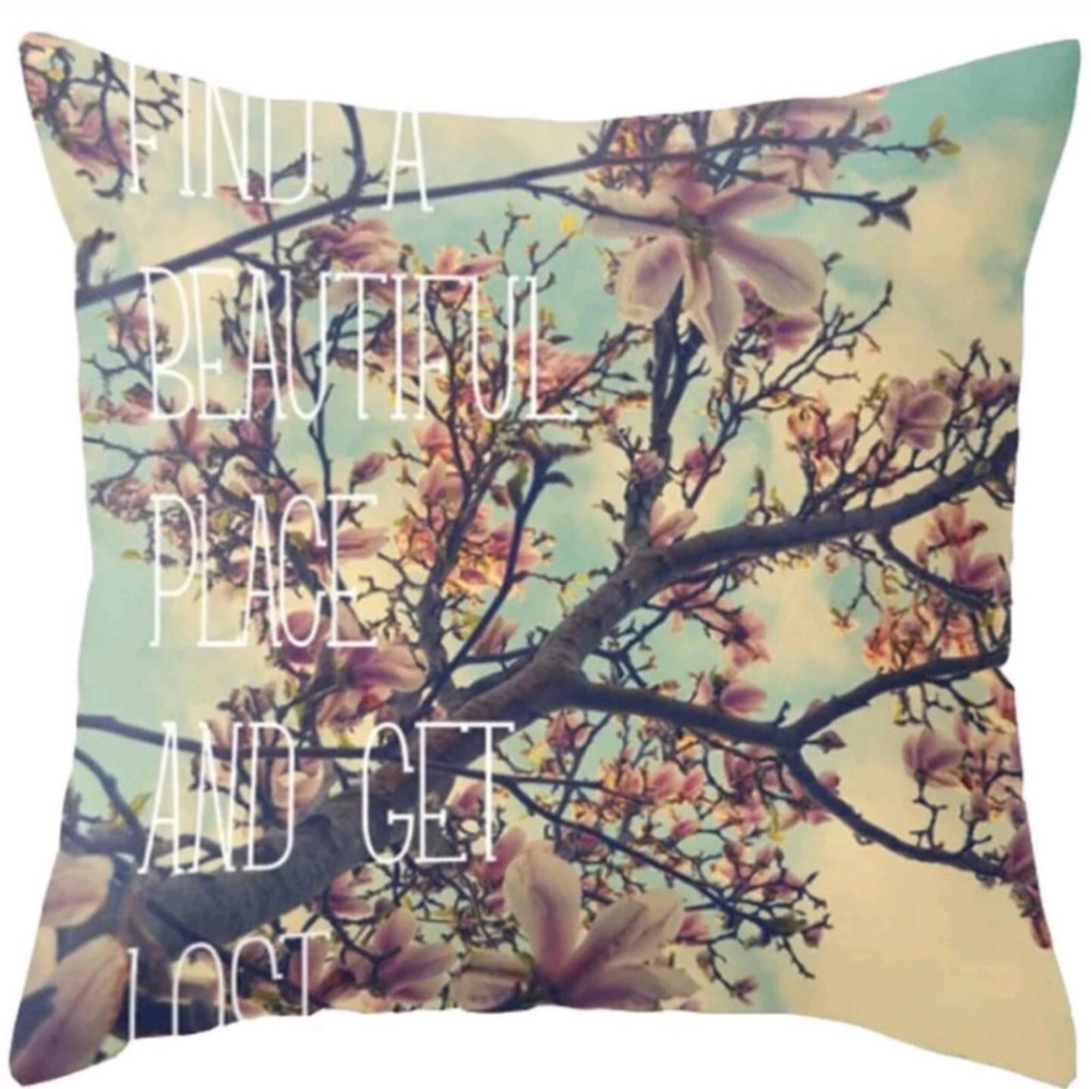 Get Lost Throw Pillow